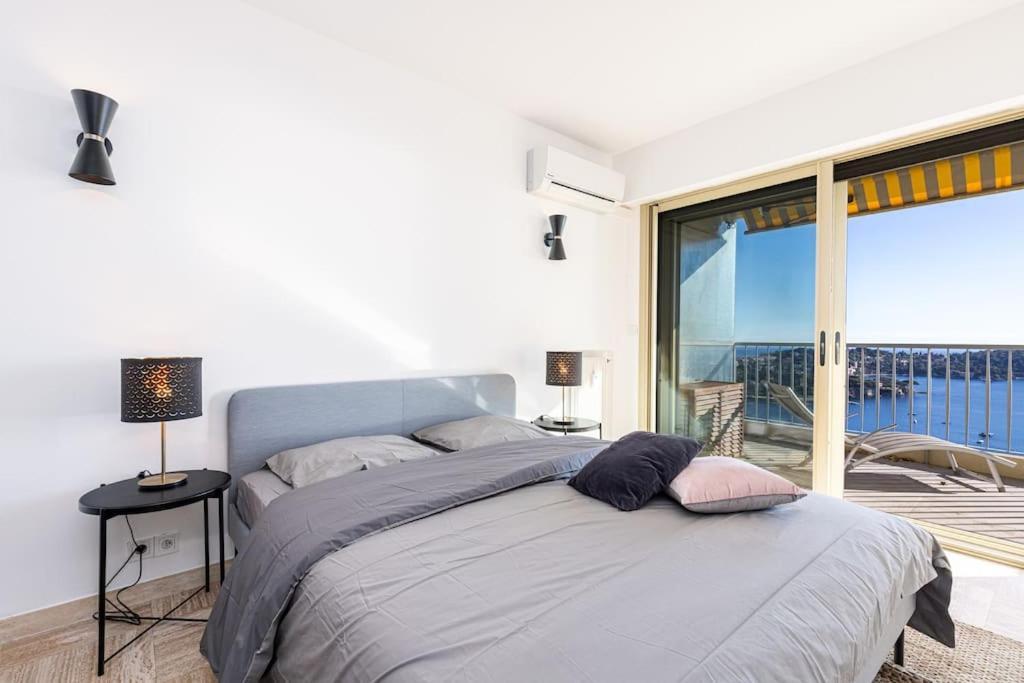 Villefranche Sur Mer:Appartement-Villa, Vue Mer, Jardin, Parking. Luaran gambar
