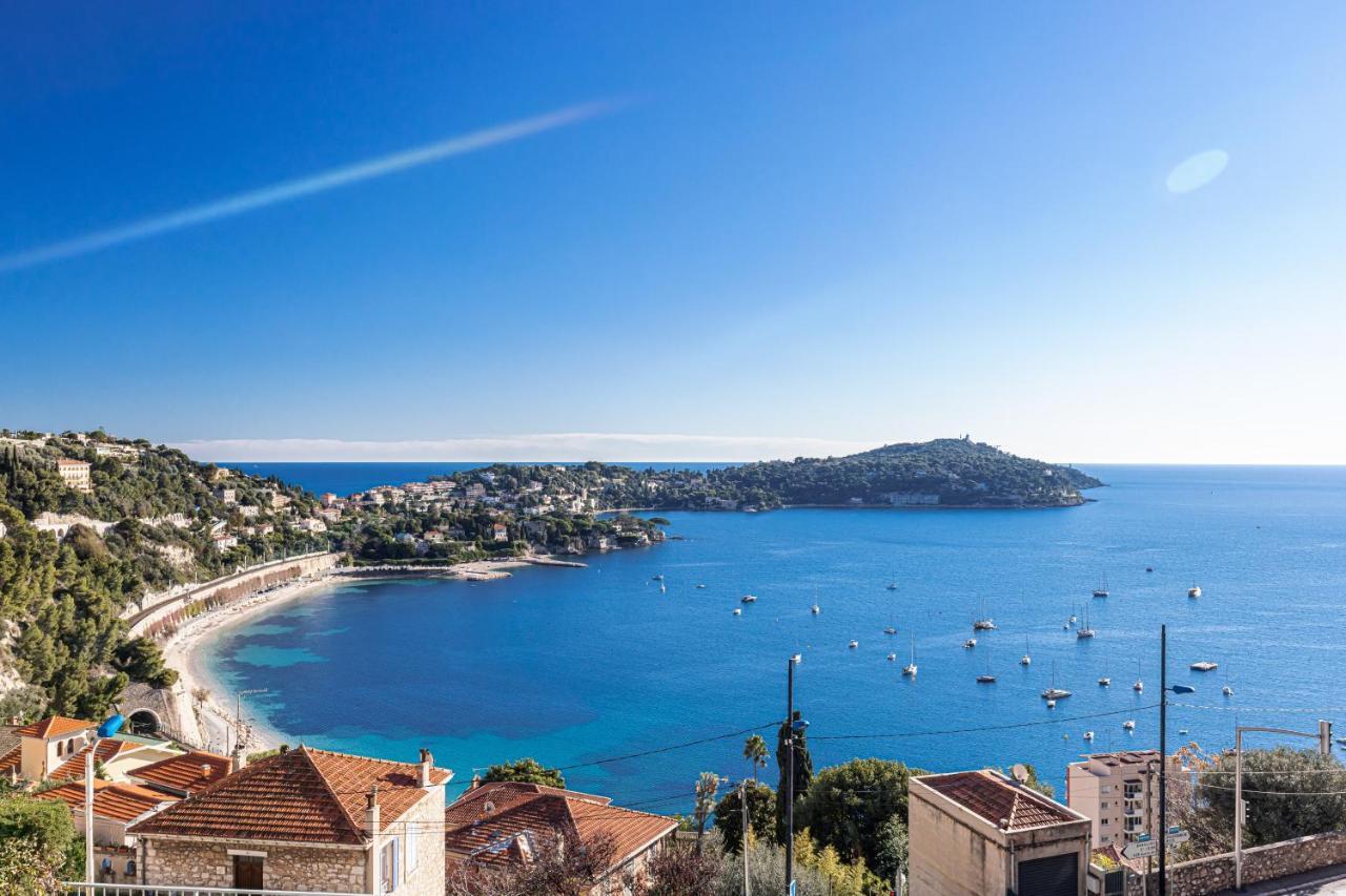 Villefranche Sur Mer:Appartement-Villa, Vue Mer, Jardin, Parking. Luaran gambar