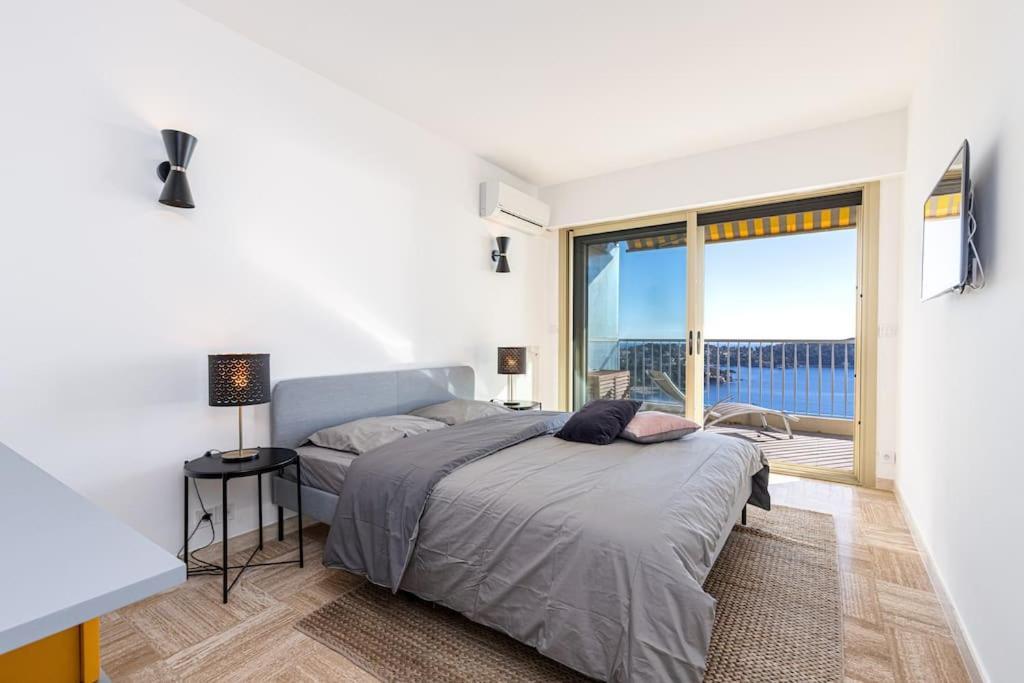 Villefranche Sur Mer:Appartement-Villa, Vue Mer, Jardin, Parking. Luaran gambar